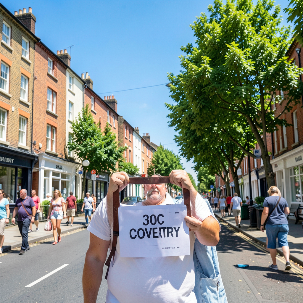 When to expect 30C heat in Coventry today
